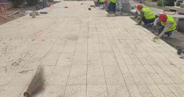 廊坊黄金麻荔枝面地铺案例