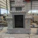 廊坊 芝麻灰高档墓碑、土墓，一套也支持定做