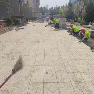 廊坊黄金麻荔枝面地铺案例