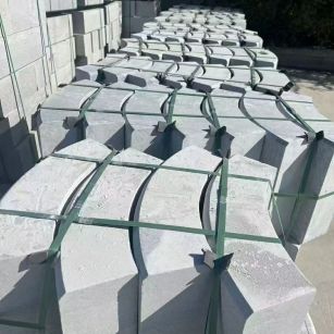 廊坊 芝麻灰弧形路沿石