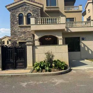 廊坊黄金麻别墅干挂效果展示