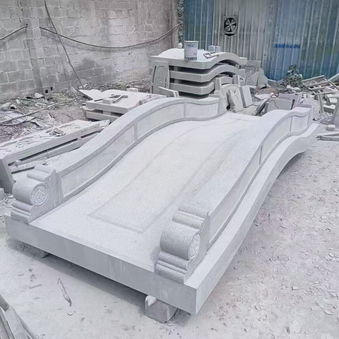 廊坊 芝麻灰花岗岩园林景观 小石桥