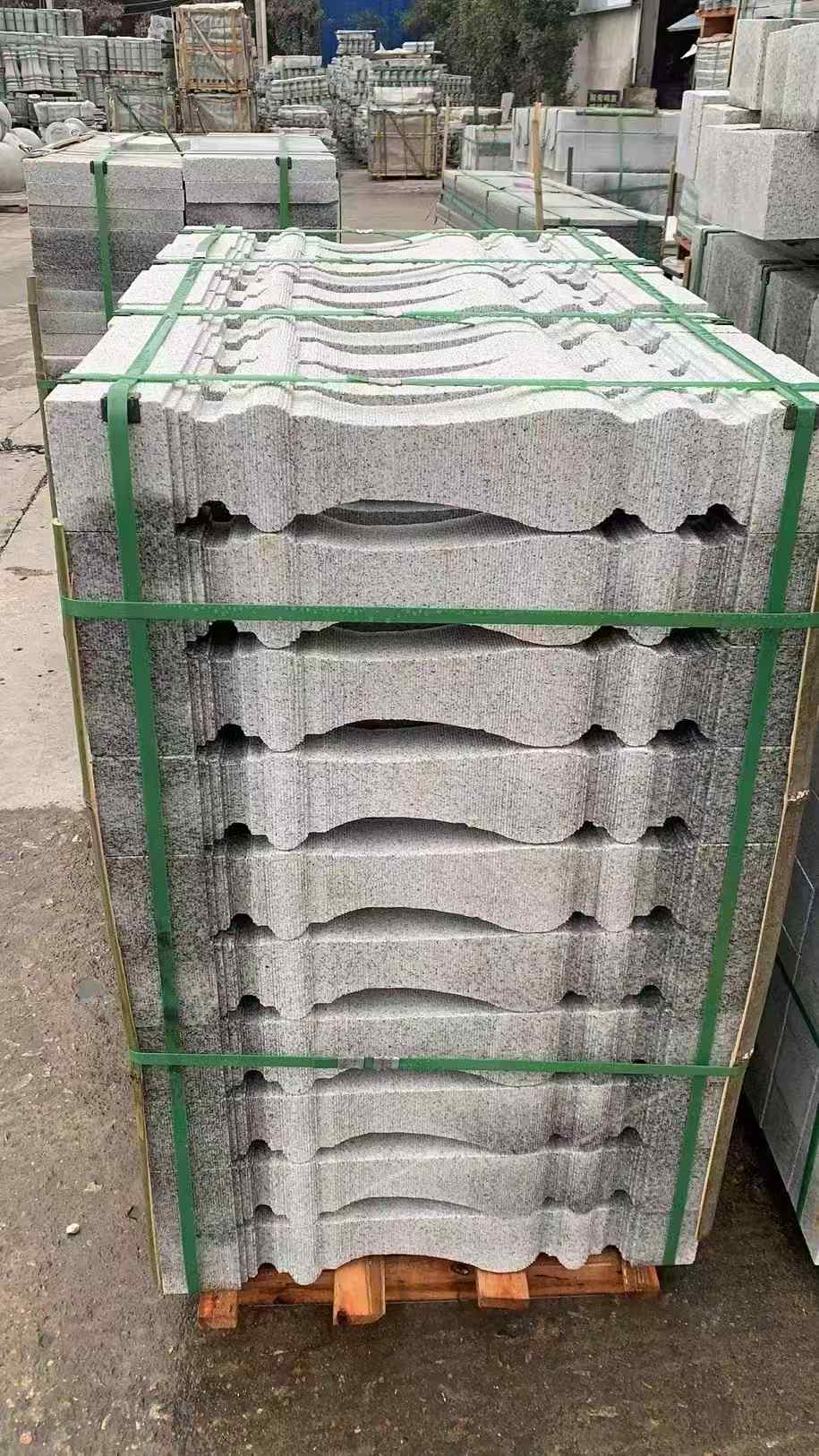 廊坊 芝麻白方形拉丝面，栏杆花瓶柱