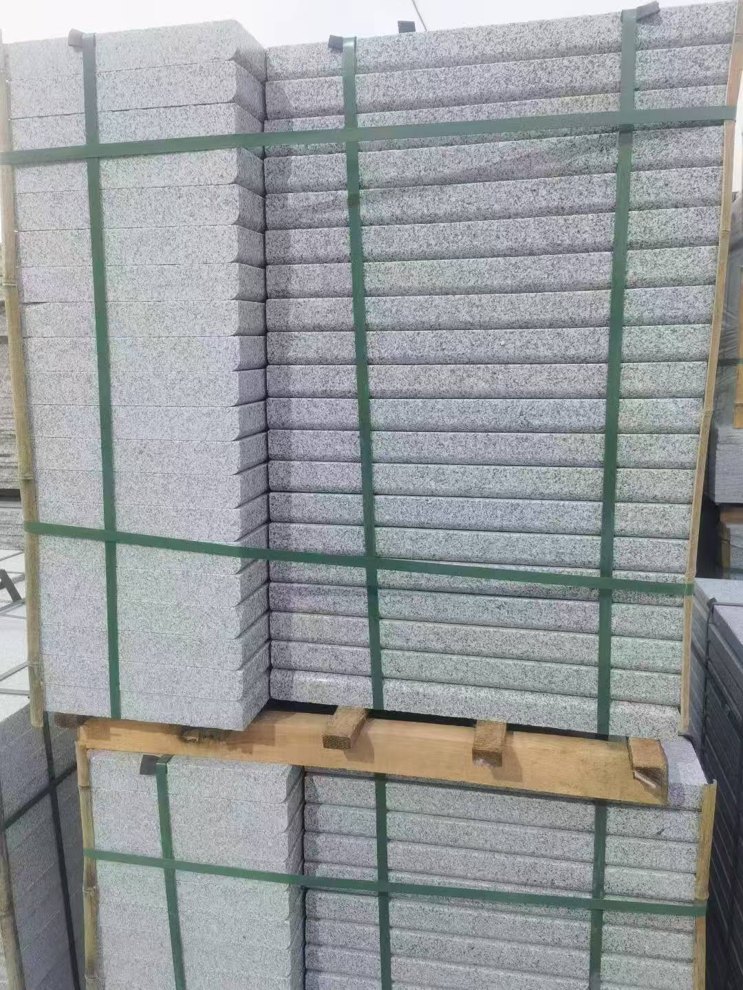 廊坊 5公分芝麻白，倒斜角，室外楼梯踏步