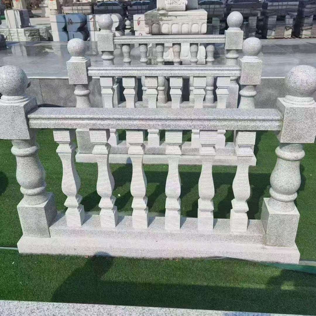 廊坊 别墅石材栏杆特写