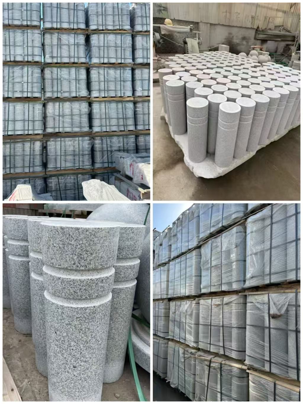 廊坊 芝麻白花岗岩挡车柱、隔离柱多少钱