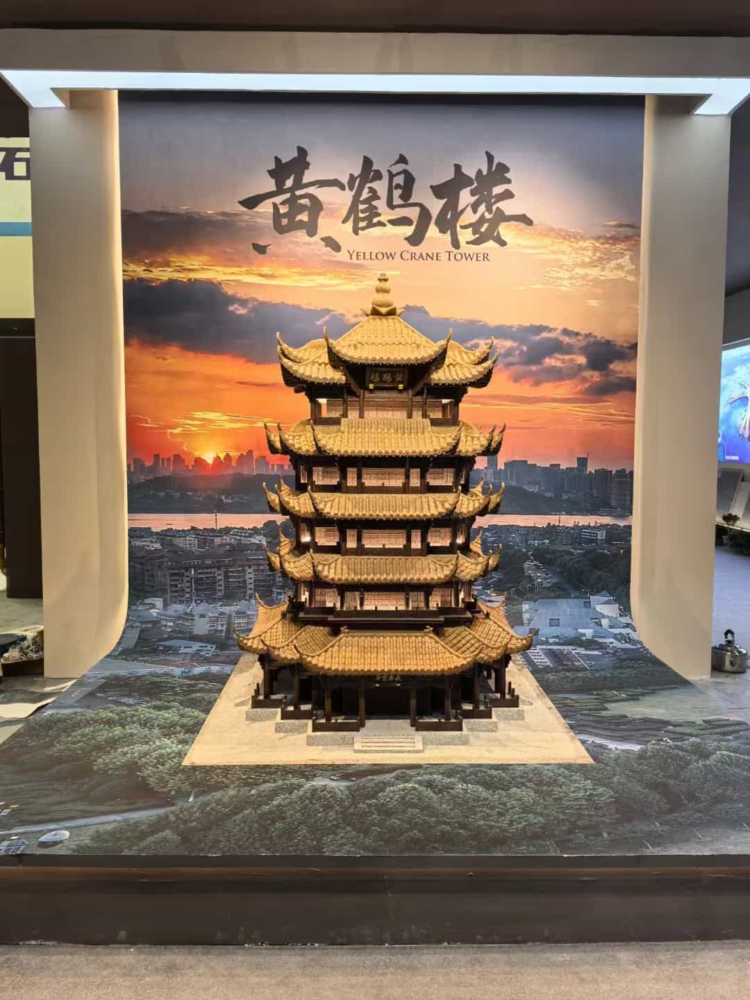 廊坊仿古石文创作品-黄鹤楼