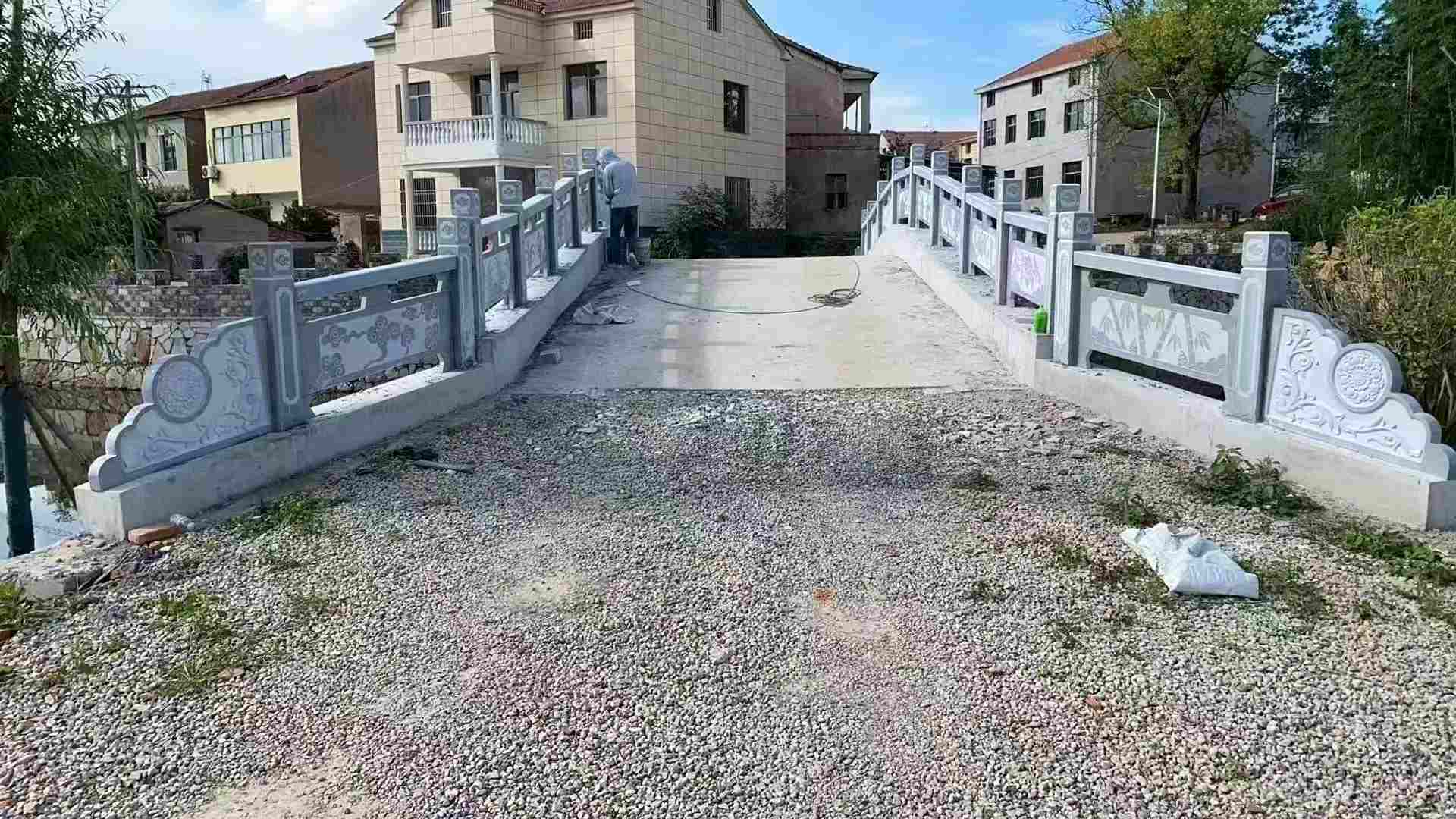 廊坊 芝麻灰花岗岩桥栏杆